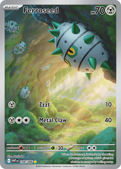 Ferroseed - White Flare - #148 - Pokemon TCG card