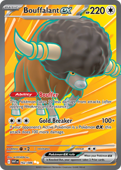 Bouffalant ex #162 Bouffalant ex - White Flare - #162 - Pokemon TCG card