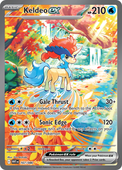 Keldeo ex #167 Keldeo ex - White Flare - #167 - Pokemon TCG card