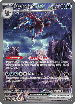 Hydreigon ex #169 Hydreigon ex - White Flare - #169 - Pokemon TCG card