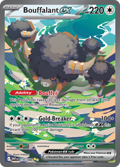 Bouffalant ex #170 Bouffalant ex - White Flare - #170 - Pokemon TCG card