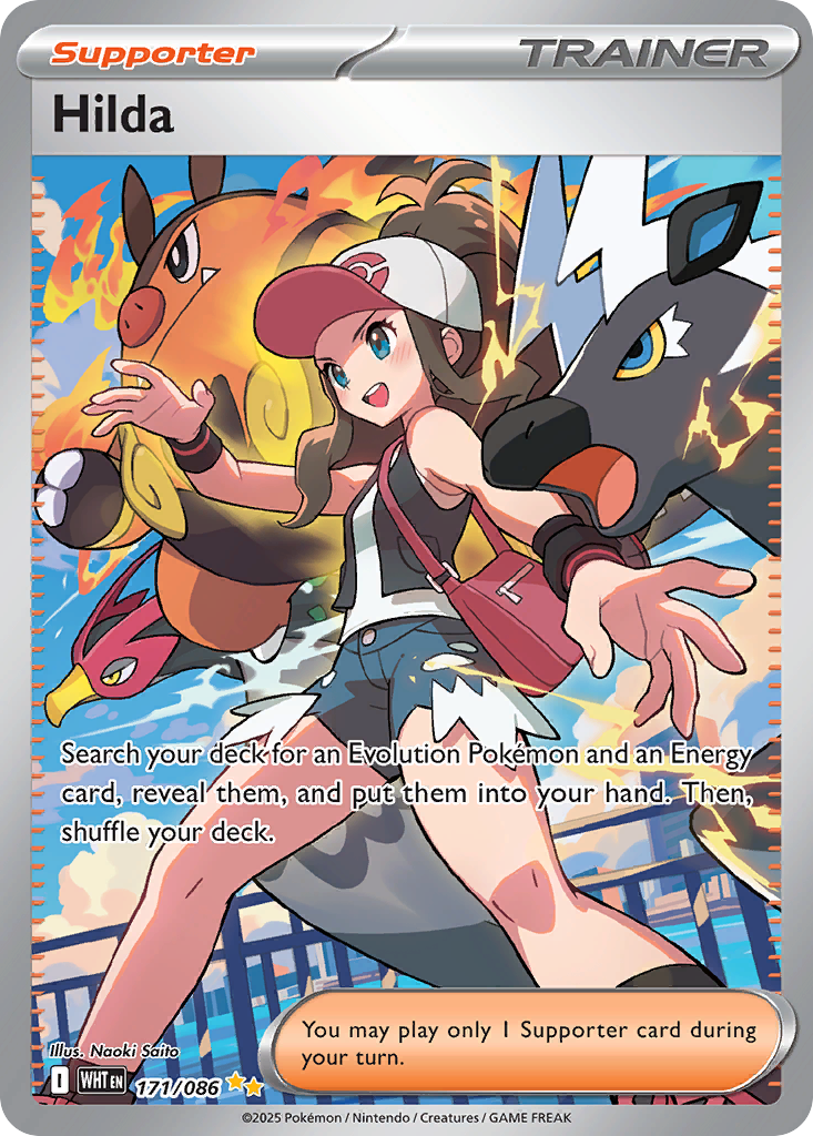 Hilda - White Flare - #171 - Pokemon TCG card