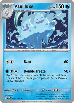 Vanilluxe #29 Vanilluxe - White Flare - #29 - Pokemon TCG card