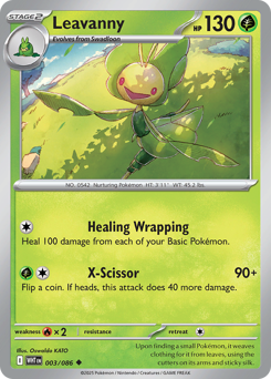 Leavanny #3 Leavanny - White Flare - #3 - Pokemon TCG card