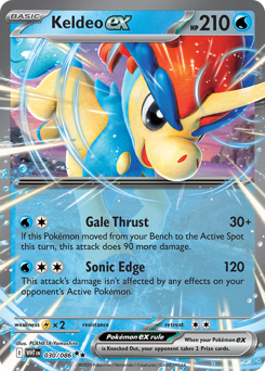 Keldeo ex #30 Keldeo ex - White Flare - #30 - Pokemon TCG card