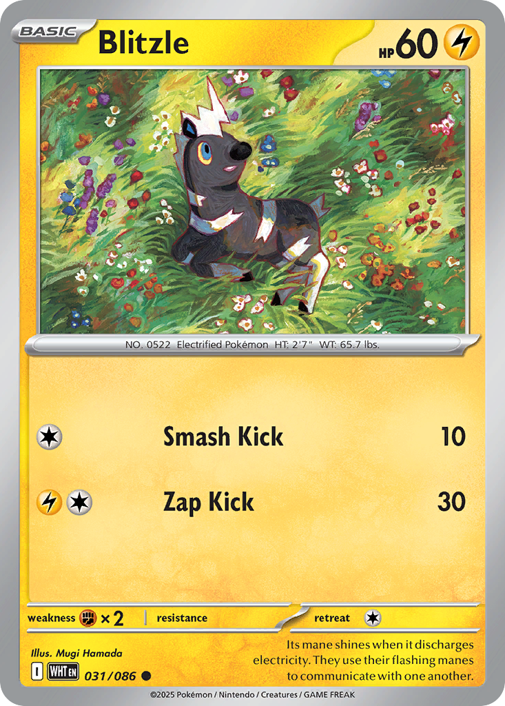 Blitzle - White Flare - #31 - Pokemon TCG card