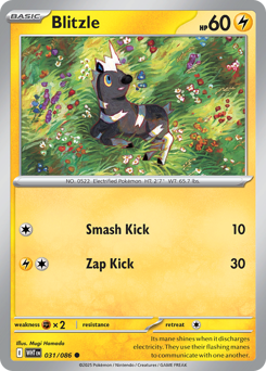 Blitzle - White Flare - #31 - Pokemon TCG card