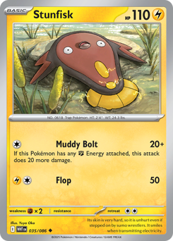 Stunfisk - White Flare - #35 - Pokemon TCG card