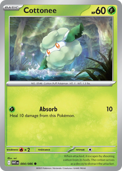 Cottonee - White Flare - #4 - Pokemon TCG card