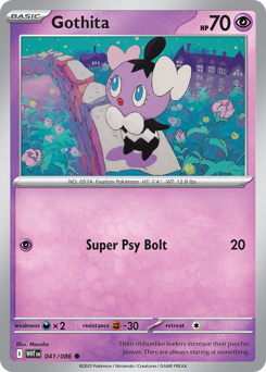 Gothita #41 Gothita - White Flare - #41 - Pokemon TCG card