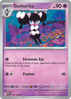 Gothorita - White Flare - #42 - Pokemon TCG card