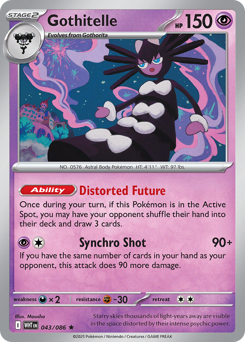 Gothitelle #43 Gothitelle - White Flare - #43 - Pokemon TCG card
