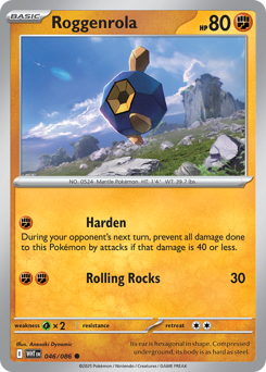 Roggenrola - White Flare - #46 - Pokemon TCG card