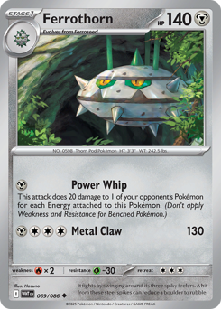 Ferrothorn #69 Ferrothorn - White Flare - #69 - Pokemon TCG card