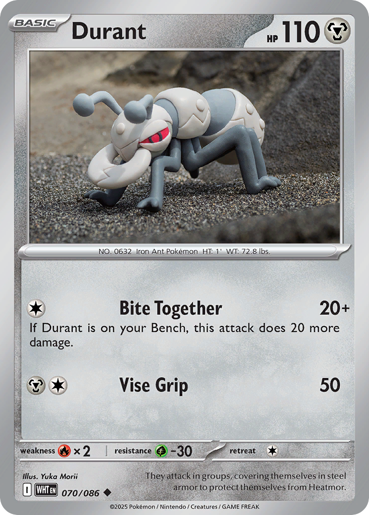 Durant - White Flare - #70 - Pokemon TCG card