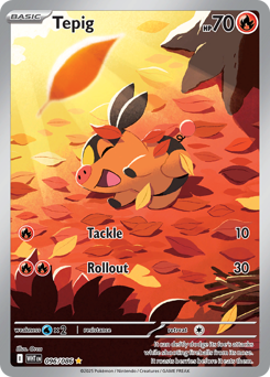 Tepig - White Flare - #96 - Pokemon TCG card