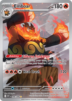 Emboar - White Flare - #98 - Pokemon TCG card