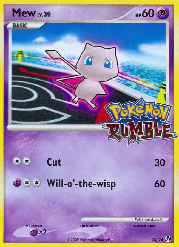 Mew - Pokémon Rumble - #10 - Pokemon TCG card