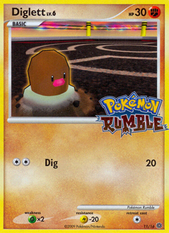 Diglett - Pokémon Rumble - #11 - Pokemon TCG card