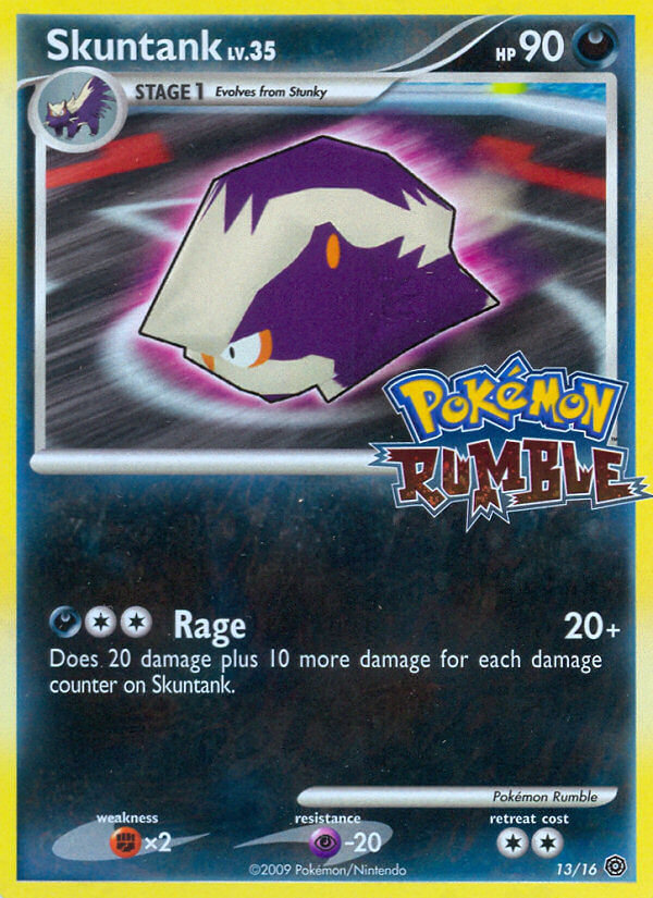 Skuntank - Pokémon Rumble - #13 - Pokemon TCG card