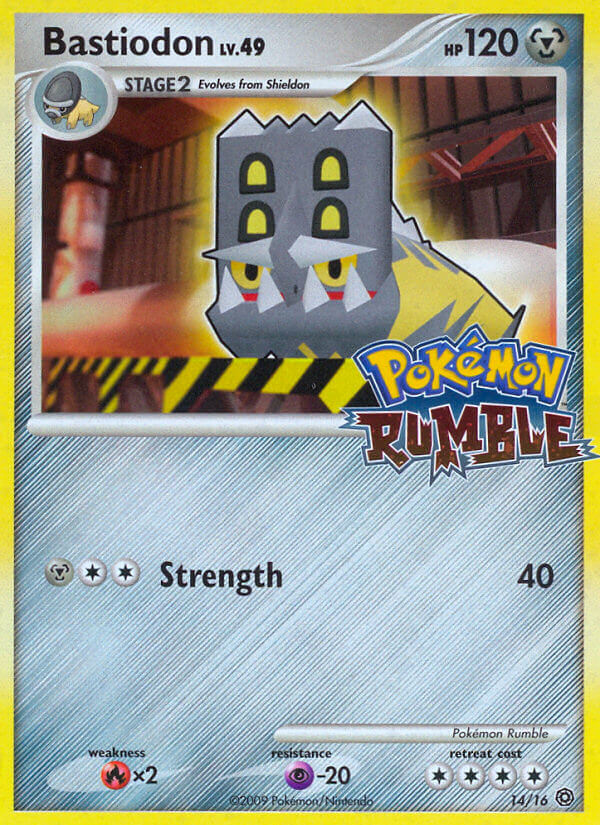 Bastiodon - Pokémon Rumble - #14 - Pokemon TCG card