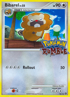 Bibarel - Pokémon Rumble - #16 - Pokemon TCG card