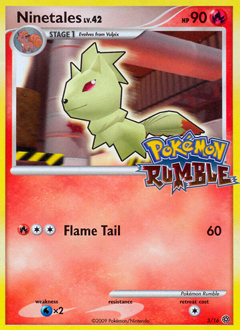 Ninetales #3 Ninetales - Pokémon Rumble - #3 - Pokemon TCG card
