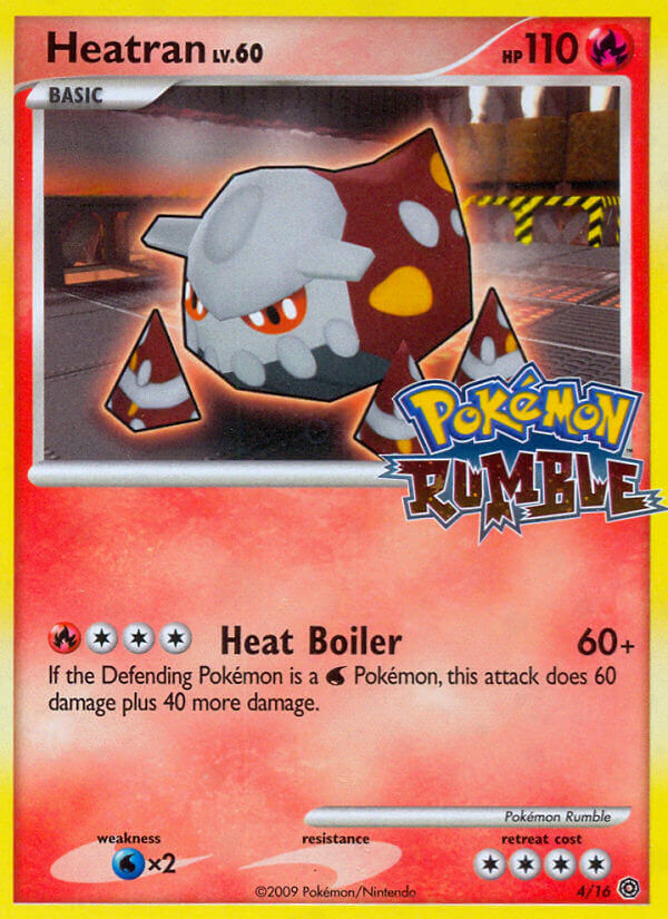 Heatran - Pokémon Rumble - #4 - Pokemon TCG card