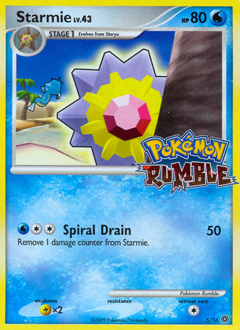 Starmie - Pokémon Rumble - #5 - Pokemon TCG card
