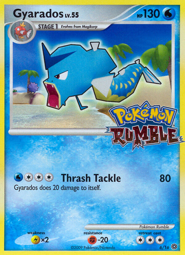 Gyarados - Pokémon Rumble - #6 - Pokemon TCG card