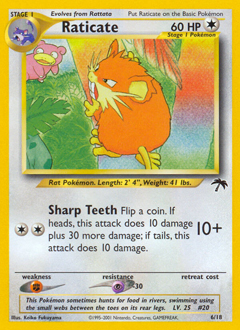 Raticate - Southern Islands - #6 - Pokemon TCG card