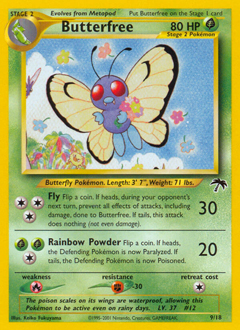 Butterfree - Southern Islands - #9 - Pokemon TCG card