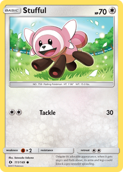 Stufful - Sun & Moon - #111 - Pokemon TCG card