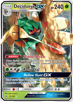 Decidueye-GX #12 Decidueye-GX - Sun & Moon - #12 - Pokemon TCG card