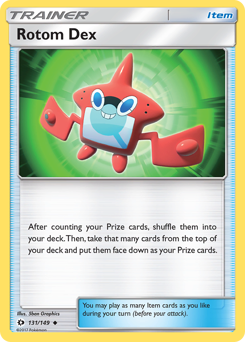 Rotom Dex #131 Rotom Dex - Sun & Moon - #131 - Pokemon TCG card