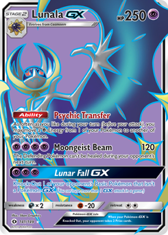 Lunala-GX #141 Lunala-GX - Sun & Moon - #141 - Pokemon TCG card