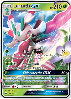 Lurantis-GX - Sun & Moon - #15 - Pokemon TCG card