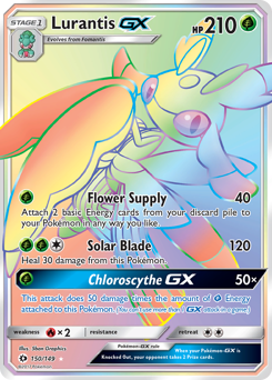 Lurantis-GX - Sun & Moon - #150 - Pokemon TCG card