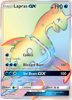 Lapras-GX #151 Lapras-GX - Sun & Moon - #151 - Pokemon TCG card