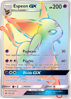 Espeon-GX #152 Espeon-GX - Sun & Moon - #152 - Pokemon TCG card
