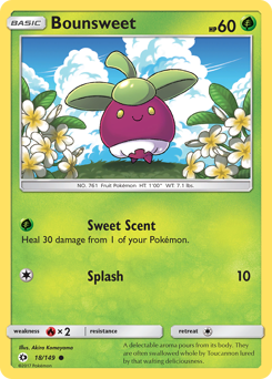 Bounsweet - Sun & Moon - #18 - Pokemon TCG card