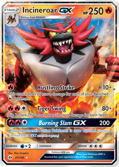 Incineroar-GX #27 Incineroar-GX - Sun & Moon - #27 - Pokemon TCG card