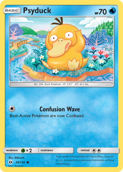 Psyduck - Sun & Moon - #28 - Pokemon TCG card