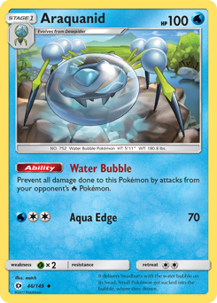 Araquanid - Sun & Moon - #46 - Pokemon TCG card