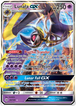 Lunala-GX #66 Lunala-GX - Sun & Moon - #66 - Pokemon TCG card