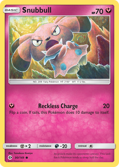Snubbull - Sun & Moon - #90 - Pokemon TCG card