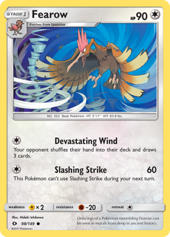 Fearow #98 Fearow - Sun & Moon - #98 - Pokemon TCG card