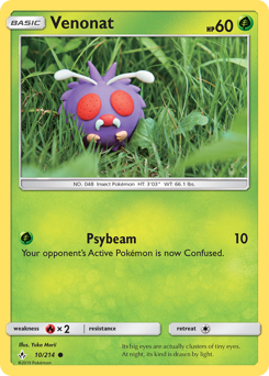 Venonat #10 Venonat - Unbroken Bonds - #10 - Pokemon TCG card