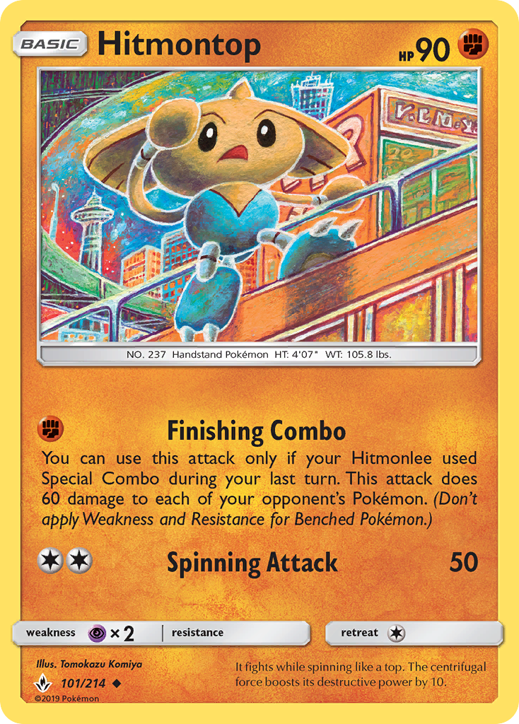 Hitmontop - Unbroken Bonds - #101 - Pokemon TCG card