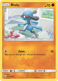 Riolu #102 Riolu - Unbroken Bonds - #102 - Pokemon TCG card